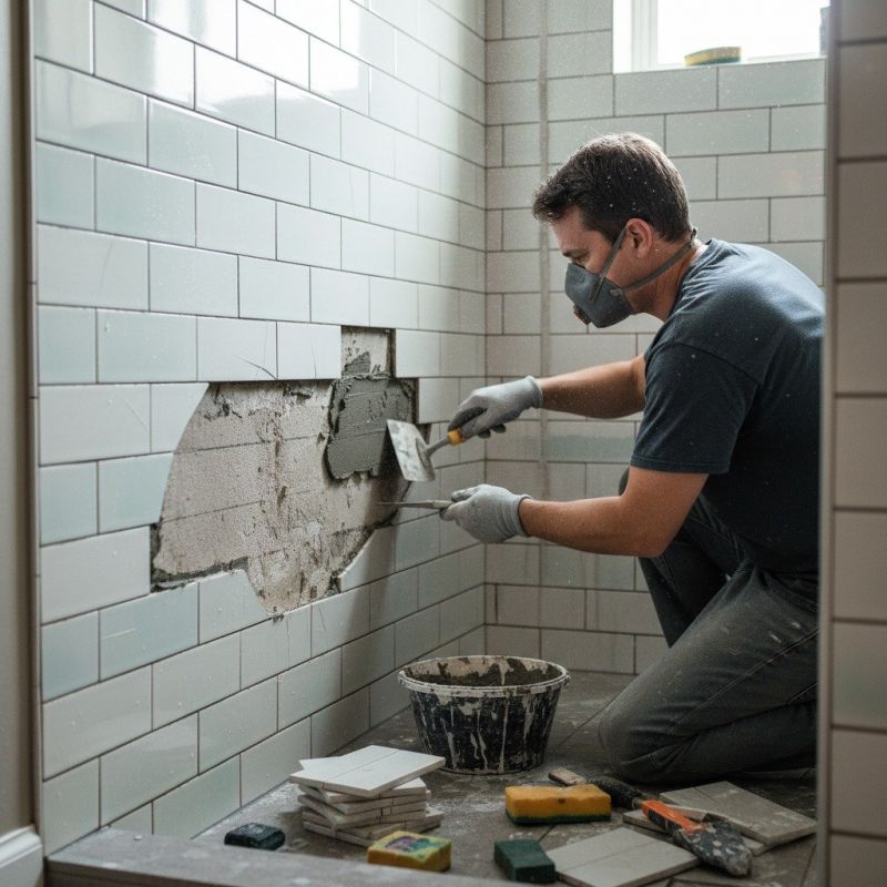Bathroom Tile Replacement